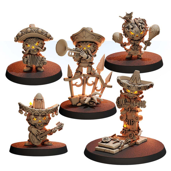 Pumpkin-Headed Mariachi set