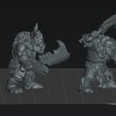 Sci-Fi Orc Beast Scrapper Boyz  STL – Grimdark 32mm Miniatures (STL Files)