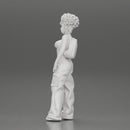 A hip-hop black girl in a bra and mini backpack wtih curly hair - Only-Games