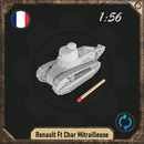 1/56 Renault Ft Char Mitrailleuse with casted Mod 31 turret - Only-Games