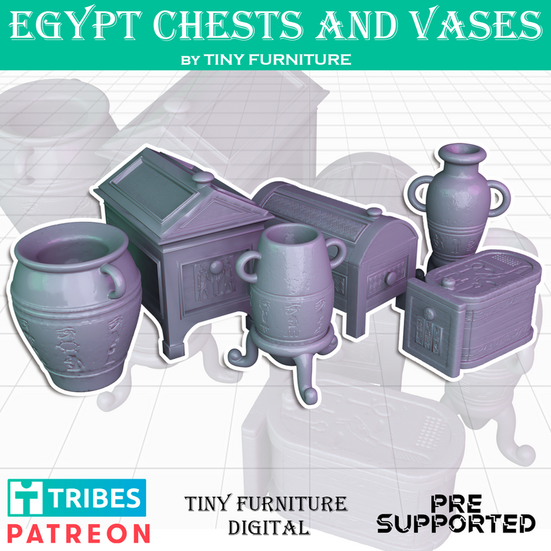 Egypt chests and vases - Only-Games