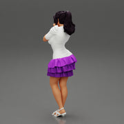 Woman posing wearing Fashion model in beauty dress - Only-Games
