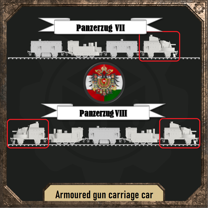 1/56 Armoured gun carriage car