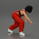 Girl mechanic in overalls turns off the front wheel of  car with a key for removing the wheel - Only-Games