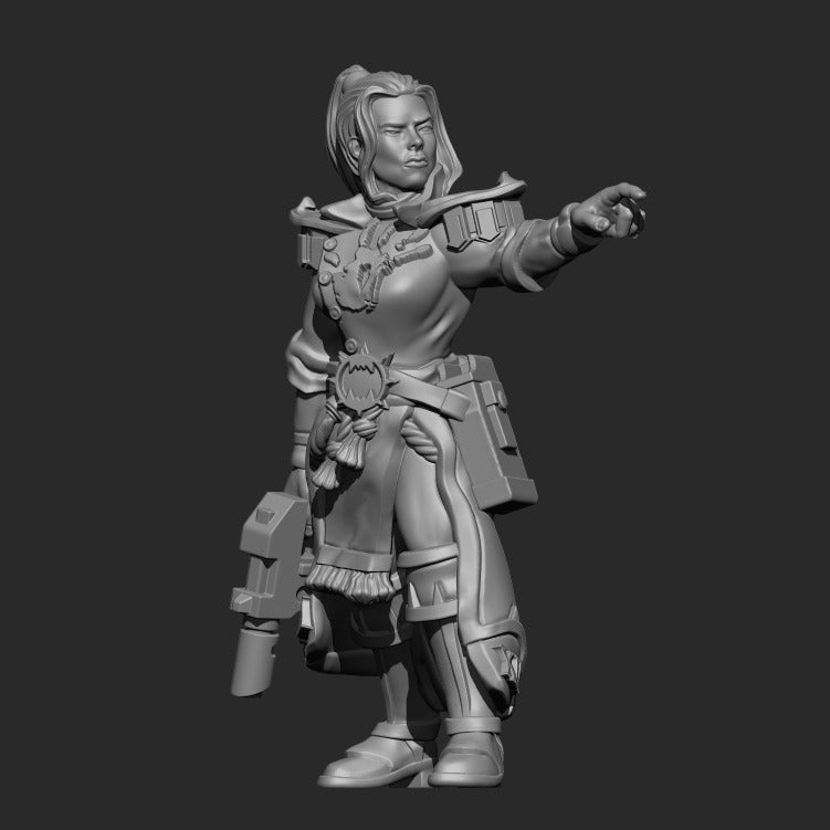 Heroes of the Heresy Series: Capt. Ursula Claw w/Laser Pistol (OG) - Only-Games