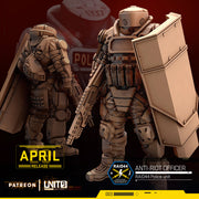 Cyberpunk - Anti-Riot Police Officer01 - RAID44 police unit - Only-Games