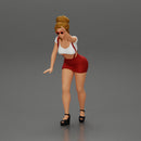 2 Sexy Girl in sunglasses opening a car hood and look inside - Only-Games