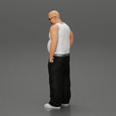 fat gangster standing with sunglasses - Only-Games