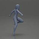 Naked girl with short hair rides a motorbike - Only-Games