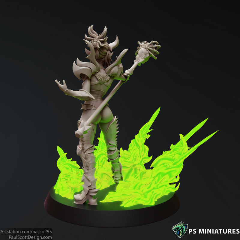 Drow Sorceress Elite Pose 3 - Only-Games