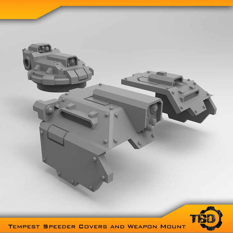 Tempest Speeder Covers and Weapon Mount - Only-Games