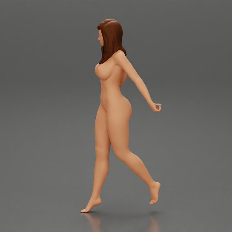 Naked Fashion woman walking - Only-Games