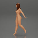 Naked Fashion woman walking - Only-Games