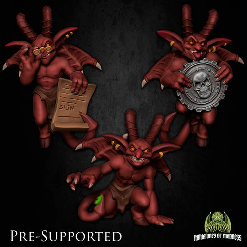 Imps Familiar Set [PRE-COLORED] Devil Warlock - Only-Games