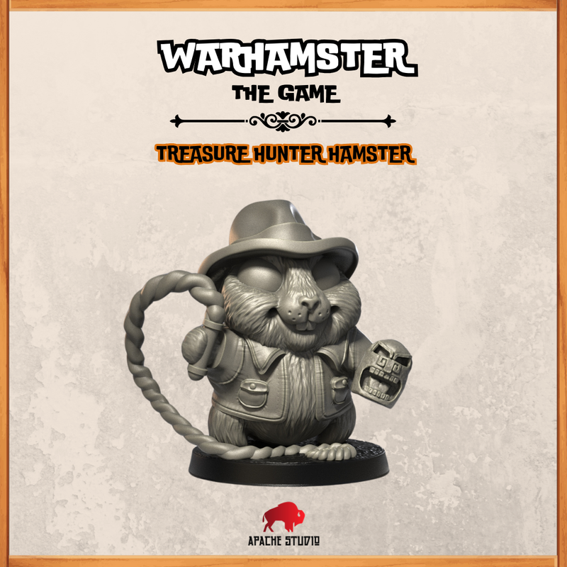 Warhamster The Game: TREASURE HUNTER HAMSTER