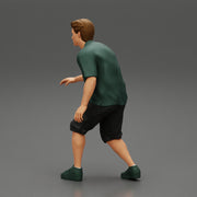 Man bent over while walking - Only-Games
