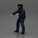 Motorcycle police officer stopped at a red light - Only-Games