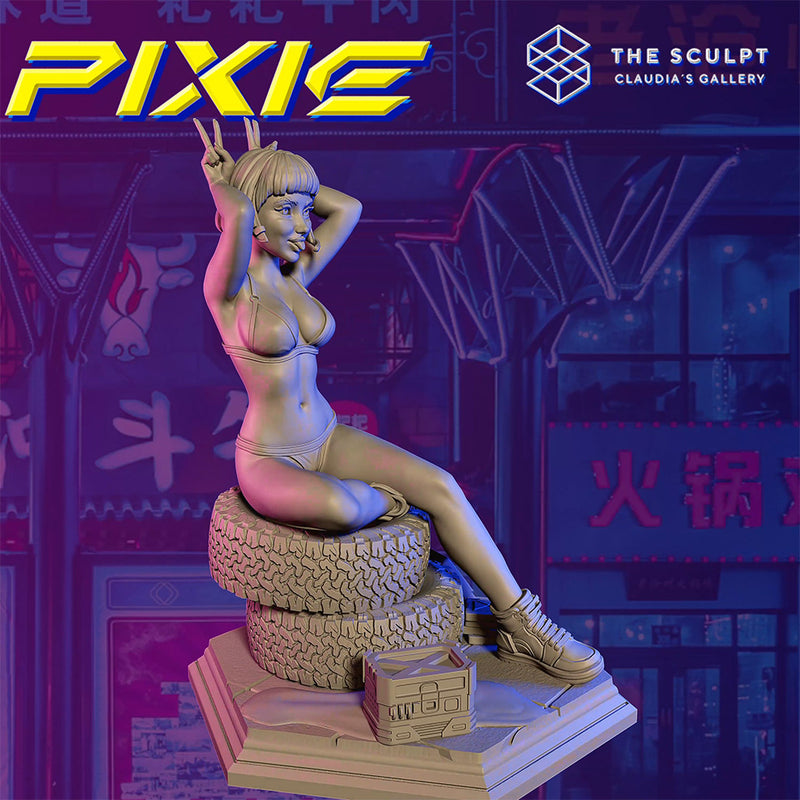 Sexy Cyberpunk Characters 32mm - Only-Games
