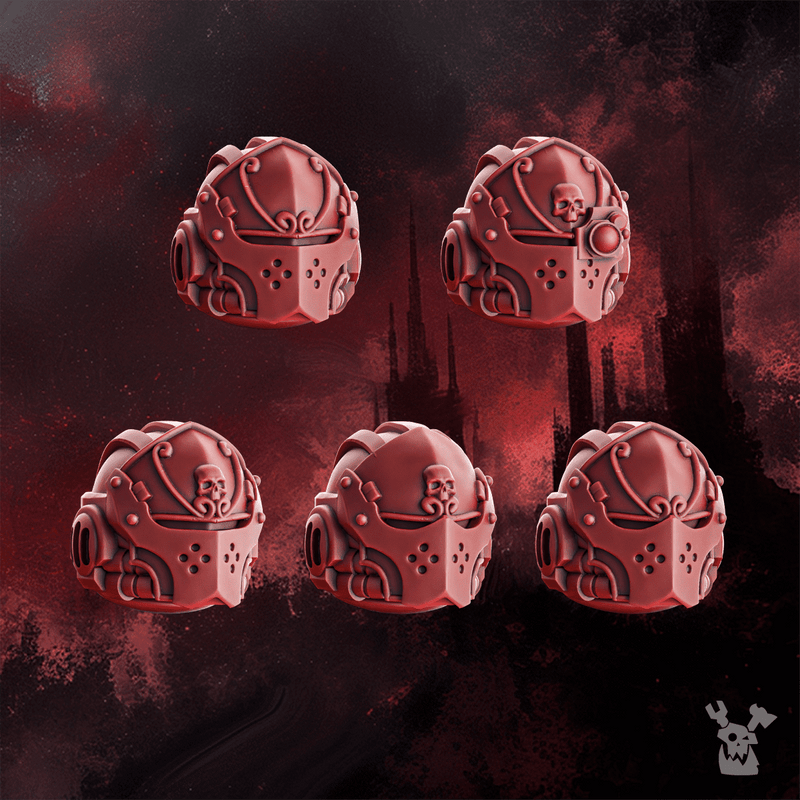 Crimson Wings Destroyers Heads Set x5 - Only-Games