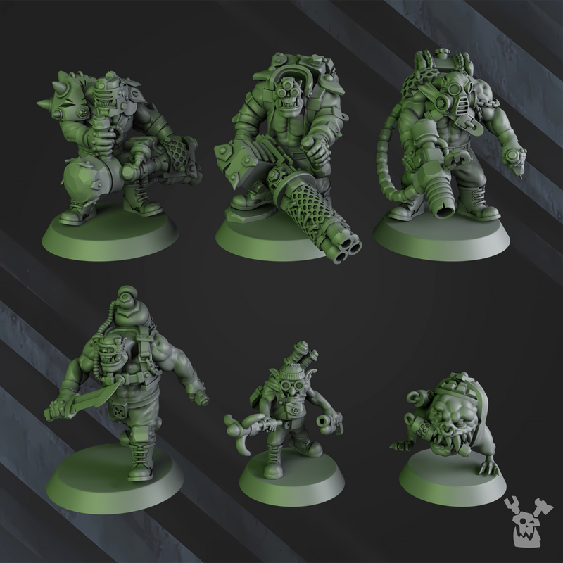 Blak Orks Mob x11