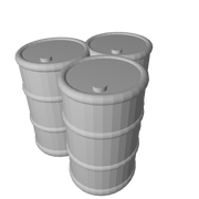 3D Printed Oil Drums (x10) - Only-Games