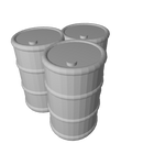 3D Printed Oil Drums (x10) - Only-Games