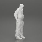 fat gangster standing with sunglasses - Only-Games