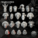 Upgrade pack - Abyssinian Colonial Phalanx Heads - Only-Games