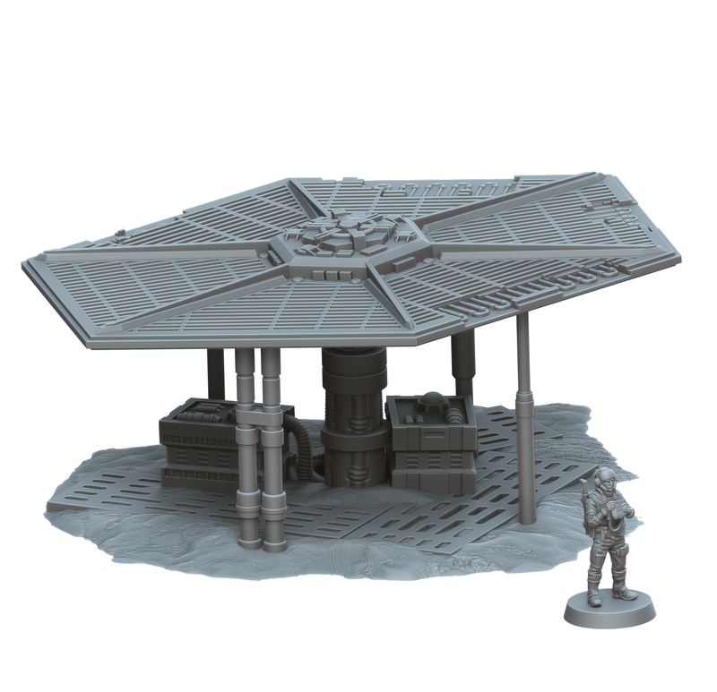 Solar Array - A Distant Outpost - Multiverse - Terrain Wargaming D&D DnD - Only-Games