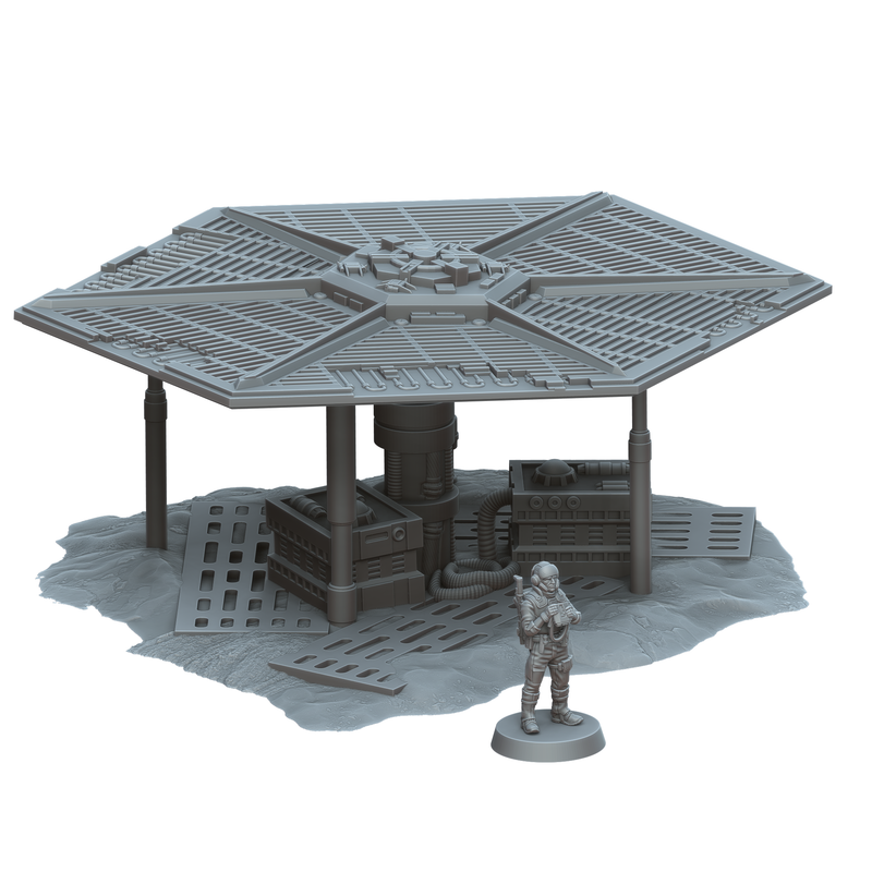 Solar Array - A Distant Outpost - Multiverse - Terrain Wargaming D&D DnD - Only-Games