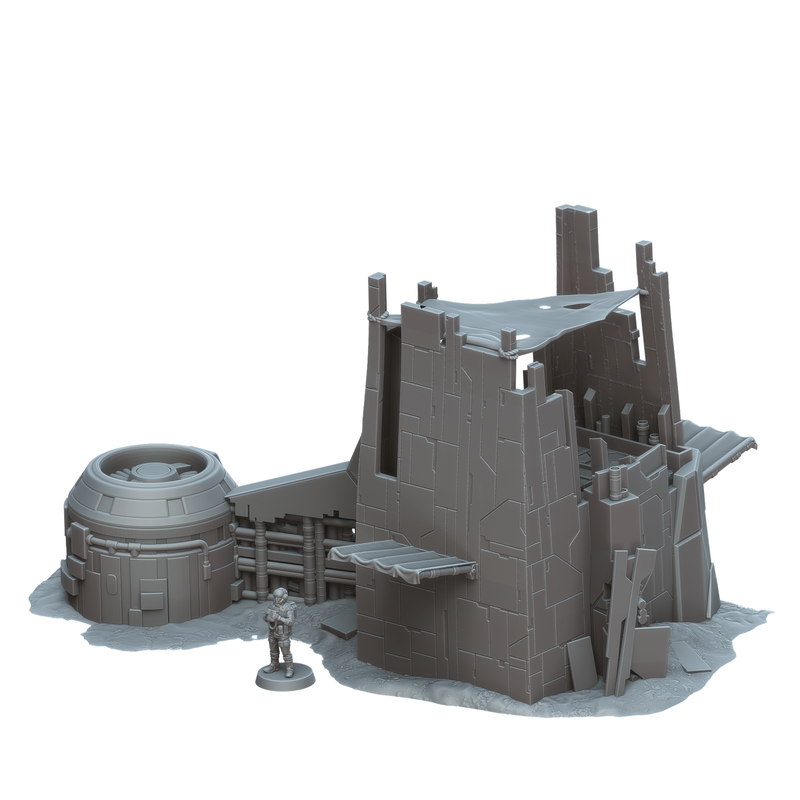 Supply Post - A Distant Outpost - Multiverse - Terrain Wargaming D&D DnD - Only-Games
