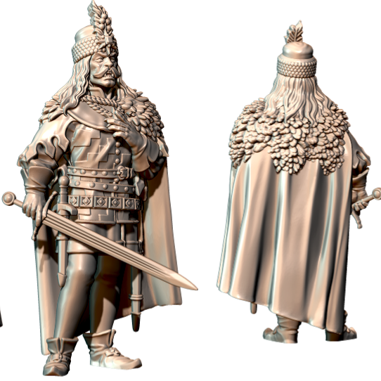 "Vlad Tepes on foot" - 28mm - Only-Games