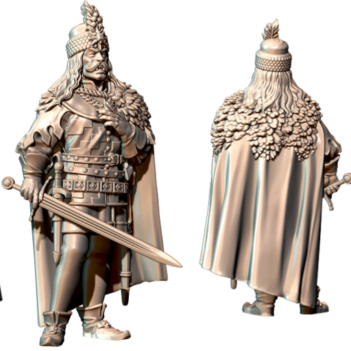 "Vlad Tepes on foot" - 28mm - Only-Games