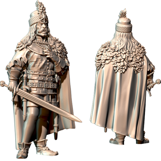 "Vlad Tepes on foot" - 34mm - Only-Games