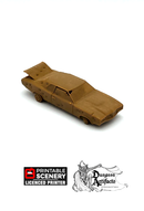 Abandoned Chevrolet - Car 15mm 28mm 20mm 32mm Brave New Worlds Wasteworld Gaslands New Eden Terrain Scatter D&D DnD