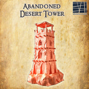 Abandoned Desert Tower - Miniatureland - Terrain Wargaming D&D DnD - Only-Games
