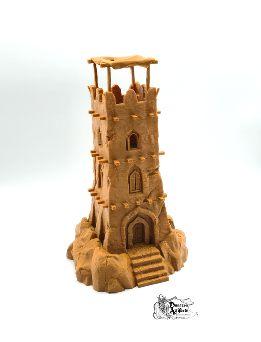 Abandoned Desert Tower - Miniatureland - Terrain Wargaming D&D DnD - Only-Games