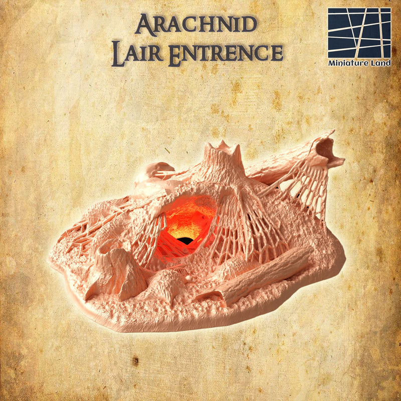 Arachnid Lair Entrance - Miniatureland Terrain Wargaming D&D DnD - Only-Games