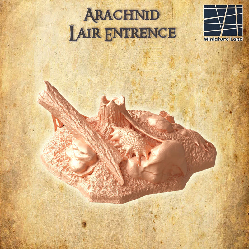 Arachnid Lair Entrance - Miniatureland Terrain Wargaming D&D DnD - Only-Games