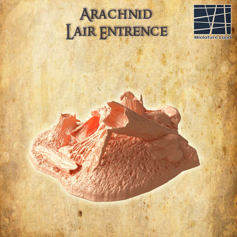 Arachnid Lair Entrance - Miniatureland Terrain Wargaming D&D DnD - Only-Games