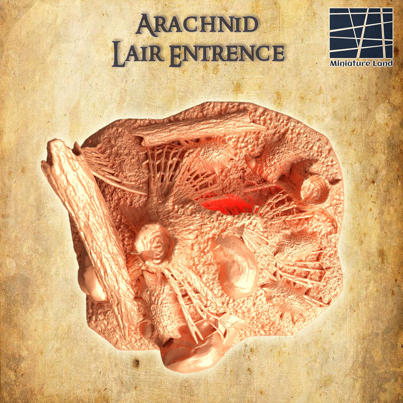 Arachnid Lair Entrance - Miniatureland Terrain Wargaming D&D DnD - Only-Games