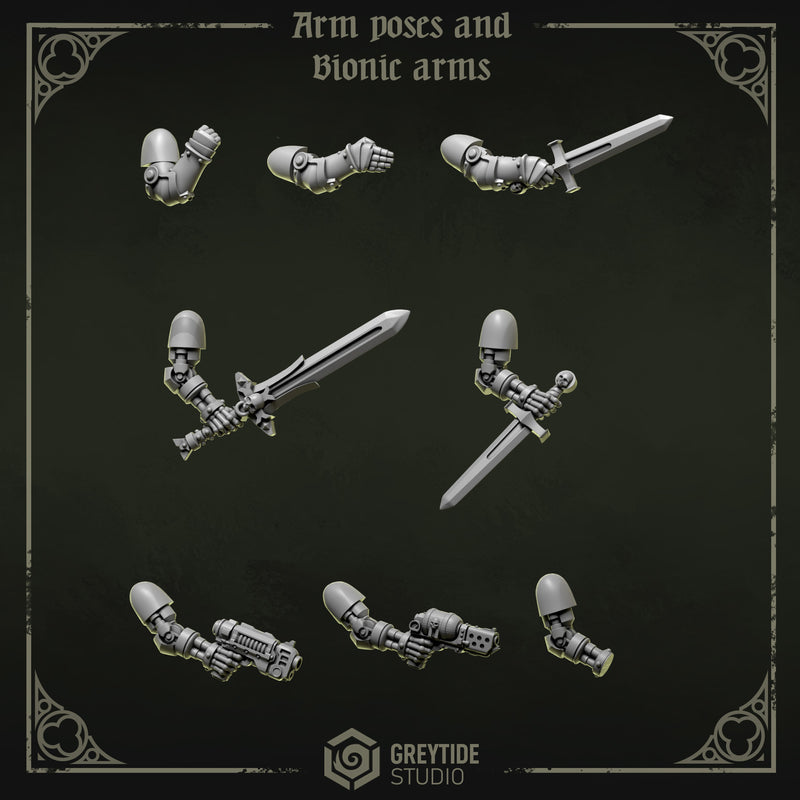 Arm poses and bionic arms Right hands EP - Only-Games