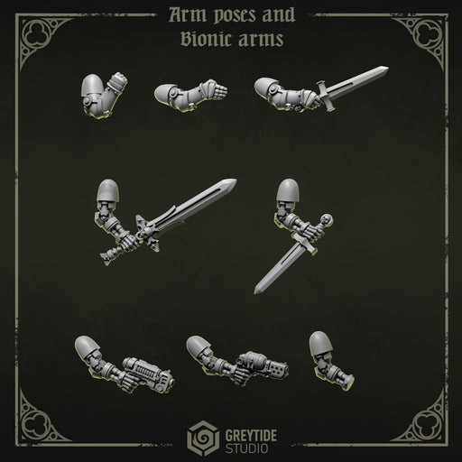 Arm poses and bionic arms Right hands EP - Only-Games
