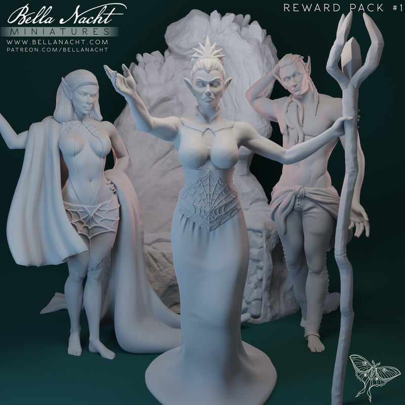 Drow Family | Reward Pack #1 | Aug 2020 | STL