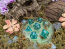 Forest Green Fog Dice