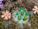 Lime Green Fog  Dice