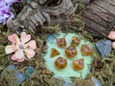 Honey Glitter Dice Set