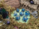 Liquid Core Blue Snake Eye Dice