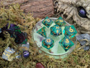 Liquid Core Green Snake Eye Dice