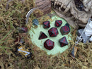 Hellish Rebuke | Black & Red Metal Arcana Dice Set